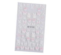 Cirraorive Nail Sticker 5D Embossed Flower Carving Mandala Leaf Geometric Self- Decal for Gel Fingernail Manicure Suitable for Women Home, 5D-K150