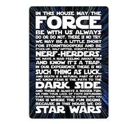 Cirrus In This House... Star Wars (Hyper) - Metal Wall Sign Inspirational Art Plaque