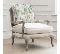 Cirsium Florence Armchair - Stone and Damson - Printed