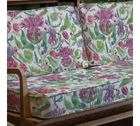 Cirsium Idris 2 Seater Chair Cover - Damson
