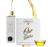 Cirulli Italian Extra Virgin Olive Oil - 5L - Bag in Box with Side Tap - Cold Pressed Premium Quality EVOO - Ancient Roots Olive Oil Extra Virgin - Early Harvest - Hand Picked - High in Polyphenols