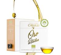 Cirulli Organic Extra Virgin Olive Oil - 5L - Bag in Box with Side Tap - Natural-Harvesting - Premium Quality Italian Olive Oil - Unrefined & Unfiltered - No Additives - Organic Fruity Aroma
