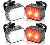 CIRYCASE Bike Lights Front and Back Super Bright Bicycle Lights USB Recharg