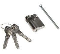 CISA 0E30402012 ASIX European Cylinder, Nickel Plated, 30/10 mm