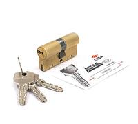 CISA 10A3S1070 Astral S European Cylinder Frosted Brass 30/30 mm