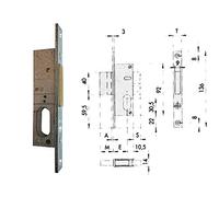 Cisa 34813 44240-18-0 INFILARE Lock Oval Cylinder F16