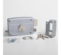 CISA 50421 Portoncino Ferro Lock, Nickel Plated