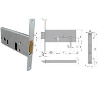 Cisa 8015345081418 44155-70-0 INFILAR Lock Oval Cylinder F16