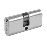 CISA C2000 Small Oval Double Cylinder - 55mm 27.5/27.5 (22.5/10/22.5) KD NP