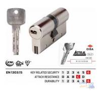 Cisa Cylinder European Profile Astral Seal 1.0A3S1 1.0A3S1.39.0.12Cl 45/50=95