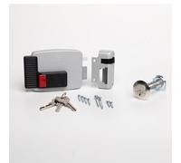 CISA - Electric Lock to Apply 111610601N7 - CISA Electrolock in Painted Steel with Internal Button - External Electric Gate Lock Entry 60 Adjustable - Right Hand