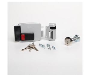 CISA - Electric Lock to Apply 111610601N7 - CISA Electrolock in Painted Steel with Internal Button - External Electric Gate Lock Entry 60 Adjustable - Right Hand