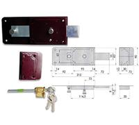 CISA Lock 55051.50.1 Pal + Knob cil2500 Mad.
