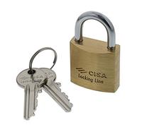 CISA Padlock Locking Line, Brass, Gold, 21010400