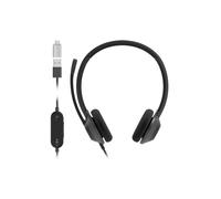 Cisco 322Q USB-C On-Ear Headset with Microsoft Teams Controller - Carbon Black