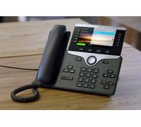 Cisco IP Business Phone 8811, 5-inch Greyscale Display, Gigabit Ethernet Switch, Class 2 PoE, 10 SIP Registrations, 1-Year Limited Hardware Warranty (CP-8811-K9=)