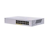 Cisco Business CBS110-16PP-D Unmanaged Switch | 16 Port GE | Partial PoE | Limited Lifetime Protection (CBS110-16PP-D)