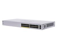 Cisco Business CBS110-24PP-D Unmanaged Switch | 24 Port GE | Partial PoE | 2x1G SFP Shared | Limited Lifetime Protection (CBS110-24PP-D)