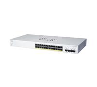 Cisco Business CBS220-24P-4X Smart Switch | 24 Port GE | PoE | 4x10G SFP+ | 3-Year Limited Hardware Warranty (CBS220-24P-4X-UK)