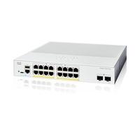 Cisco Catalyst 1200-16P-2G Smart Switch, 16 Port GE, PoE, 2x1GE SFP, Limited Lifetime Protection (C1200-16P-2G)