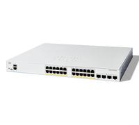 Cisco Catalyst 1200-24FP-4G Smart Switch, 24 Port GE, Full PoE, 4x1GE SFP, Limit