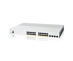 Cisco Catalyst 1200-24P-4X Smart Switch, 24 Port GE, PoE, 4x10GE SFP+, Limited Lifetime Protection (C1200-24P-4X)