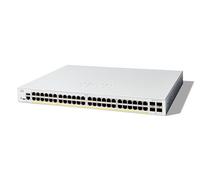 Cisco Catalyst 1200-48P-4X Smart Switch, 48 Port GE, PoE, 4x10GE SFP+,