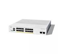 Cisco Catalyst 1300-16P-2G Managed Switch, 16 Port GE, PoE, 2x1GE SFP,
