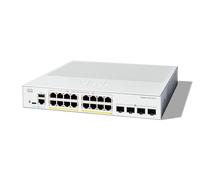 Cisco Managed Switch Catalyst 1300-16P-4X, 16x GE PoE, 4x 10GE SFP+, Limited Lifetime Protection
