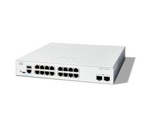 Cisco Catalyst 1300-16T-2G-Managed-Switch, 16-Port-GE, 2 x 1-GE-SFP, eingeschrän