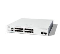 Cisco Catalyst 1300-16T-2G Managed Switch, 16 Port GE, 2x1GE SFP, Limi
