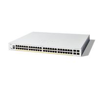 Cisco Catalyst 1300-48P-4G Managed Switch, 48 Port GE, PoE, 4x1GE SFP,