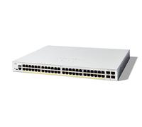 Cisco Catalyst 1300-48P-4G Managed Switch, 48 Port GE, PoE, 4x1GE SFP,