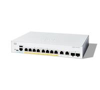 Cisco Catalyst 1300-8FP-2G Managed Switch, 8 Port GE, Full PoE, 2x1GE Combo, Limited Lifetime Protection (C1300-8FP-2G)