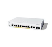 Cisco Catalyst 1300-8P-E-2G Managed Switch, 8 Port GE, PoE, Ext PS, 2x