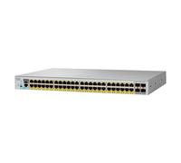 Cisco Catalyst 2960L-SM-48PS Network Switch, 48 Gigabit Ethernet PoE+ Ports, 370W PoE Budget, four 1 G SFP Uplink Ports, Enhanced Limited Lifetime Warranty (WS-C2960L-SM-48PS)
