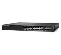 Cisco Catalyst 3650-24TS-S Network Switch, 24 Gigabit Ethernet (GbE) Ports, four 1 G Uplinks, 250WAC Power Supply, 1 RU, IP Base Feature Set, Enhanced Limited Lifetime Warranty (WS-C3650-24TS-S)