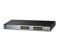 Cisco Catalyst 3750-24TS-E - Switch - 24 ports - EN, Fast EN - 10Base-T, 100Base-TX + 2 x SFP (empty) - 1 U external