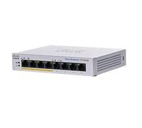 Cisco CBS110-8PP-D Unmanaged L2 Gigabit Ethernet (10/100/1000) Power over Ethernet (PoE) Grey