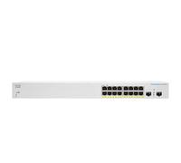 Cisco CBS220-16P-2G Managed L2 Gigabit Ethernet (10/100/1000) Power over Ethernet (PoE) White