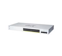 Cisco Business CBS220-24FP-4G Smart Switch | 24 Port GE | Full PoE | 4x1G SFP | 3-Year Limited Hardware Warranty (CBS220-24FP-4G-UK)