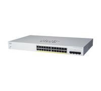 Cisco CBS220-24P-4G Managed L2 Gigabit Ethernet (10/100/1000) Power over Ethernet (PoE) 1U White