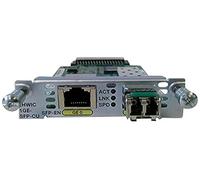 Cisco EHWIC-1GE-SFP-CU= Connecting Gigabit Ethernet High-Speed WAN Interface Card