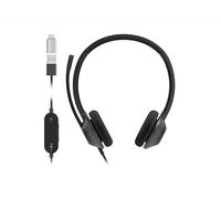 Cisco Headset 322Q USB-C, Wired Dual On-Ear Headphones, Microsoft Teams Controller with USB-C, Carbon Black, 2-Year Limited Liability Warranty (HS-W-322Q-C-USBC)