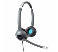 Cisco Headset 522, Wired Dual On-Ear 3.5 mm Headset with USB-A Adapter, Charcoal, 2-Year Limited Liability Warranty (CP-HS-W-522-USB=)