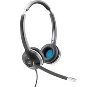 Cisco Headset 532, Wired Dual On-Ear Quick Disconnect Headset with RJ-9 Cable, Charcoal, 2-Year Limited Liability Warranty (CP-HS-W-532-RJ=)