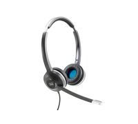 Cisco Headset 532, Wired Dual On-Ear Quick Disconnect Headset with USB-C Adapter, Charcoal, 2-Year Limited Liability Warranty (CP-HS-W-532-USBC)