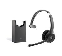 Cisco Headset 721, Wireless Single On-Ear Bluetooth Headphones, Webex Button, USB-A HD Bluetooth Adapter, Soft Case, Charging Stand, Carbon Black, 1-Year Limited Liability Warranty (HS-WL-721-BUNAS-C)