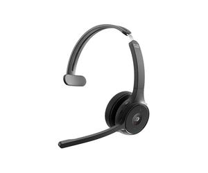 Cisco Headset 721, Wireless Single On-Ear Bluetooth Headphones, Webex Button, USB-A HD Bluetooth Adapter, Soft Case, Carbon Black, 1-Year Limited Liability Warranty (HS-WL-721-BUNA-C)