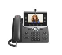 Cisco IP Business Phone 8865, 5-inch Display, 720p HD Two-Way Video, Gigabit Ethernet Switch, Class 4 PoE, WLAN Enabled, 2 USB Ports, 10 SIP Registrations, 1-Year Limited Warranty (CP-8865-K9=)